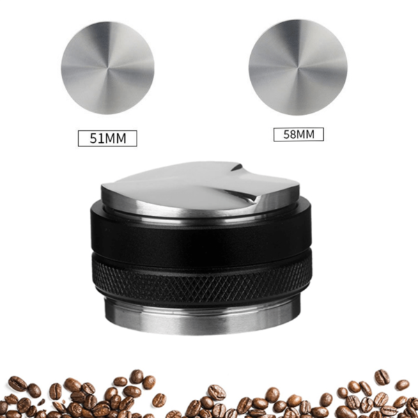 Black Coffee Distributor Tamper 58 1in2 mm - Image 3