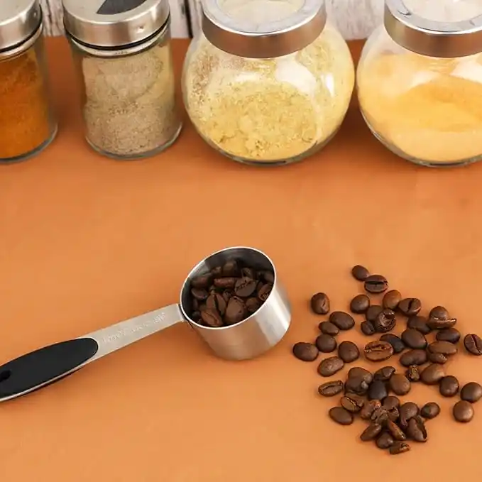 سكوب قهوة 30 ML ستانلس ستيل CUP 1/8 - الصورة 3