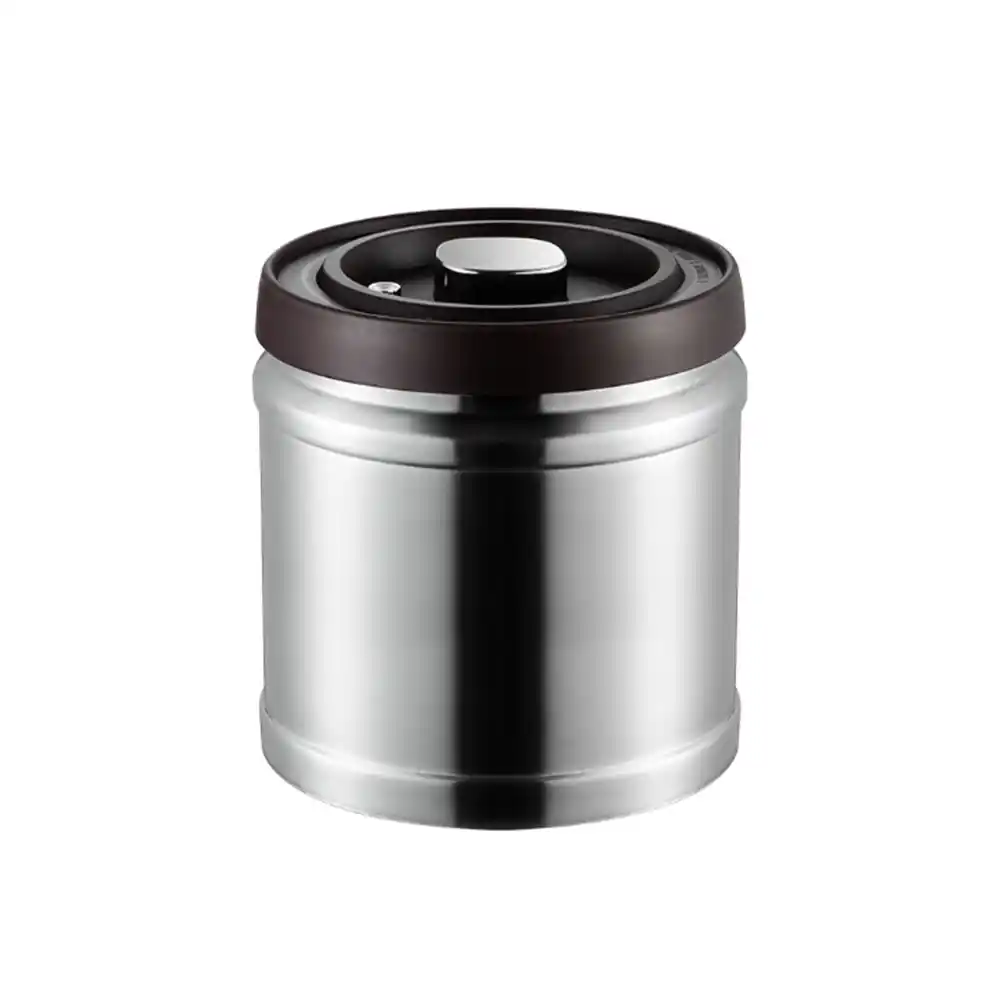حافظة قهوة فاكيوم ستانلس ستيل سلفر 1100ML